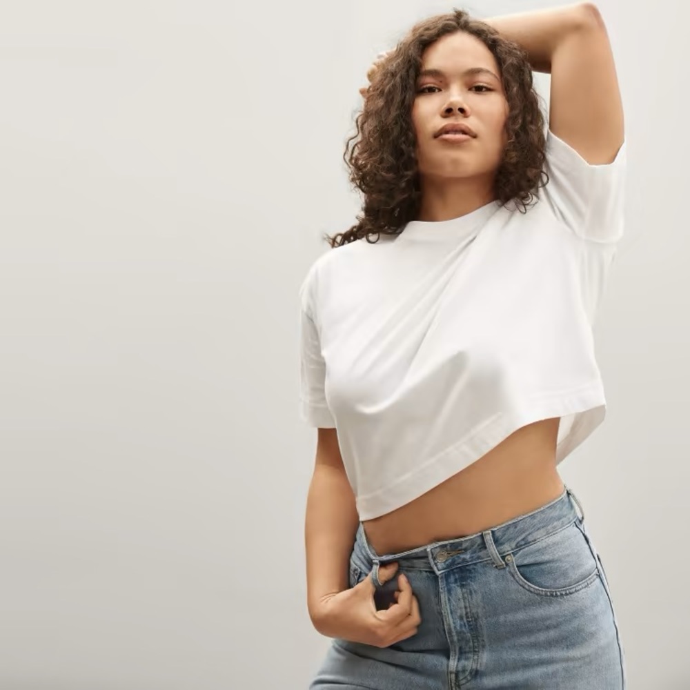 Organic Cotton Cropped Tee
